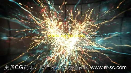 酷炫粒子花絮合成显示标志AE模板 Videohive Neuro 17056974的图片2