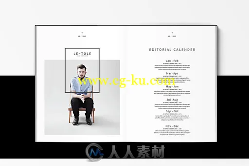 杂志制作套件排版模板Magazine Media Kit的图片2