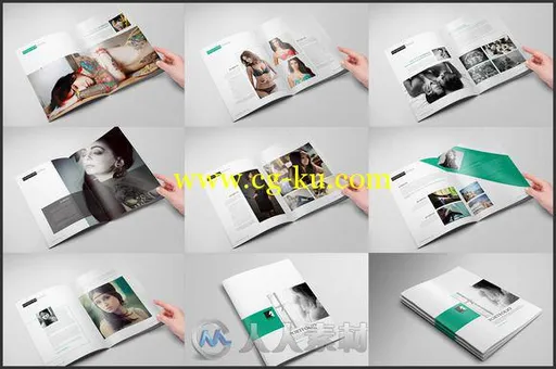 组合册子indesign排版模板Portfolio Brochure Template的图片2