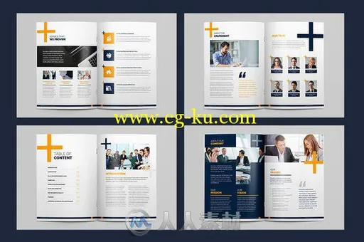 50款高级多用途手册indesign排版模板Multipurpose Brochure Template 50的图片2
