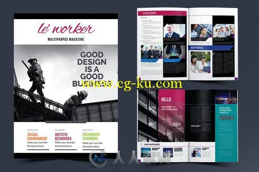 多用途杂志indesign排版模板Multipurpose Magazine Template 756801的图片2