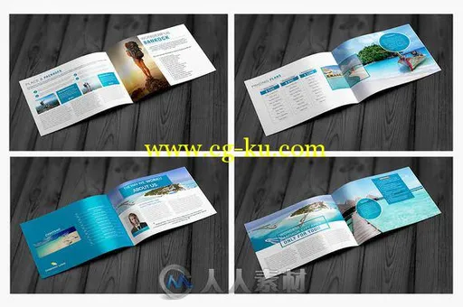 旅游观光宣传指南第二版indesign排版模板Travel Agency Brochure 46的图片3