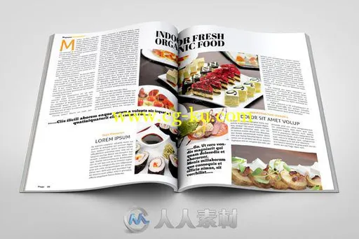 50页杂志indesign排版模板50-Pages-Magazine-Vol-3的图片2