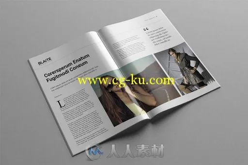 百特乐杂志indesign排版模板Blaite-Magazine-Template的图片2