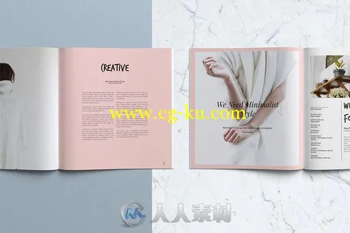 公司商业年度展示indesign排版模板Bold Magazine的图片2