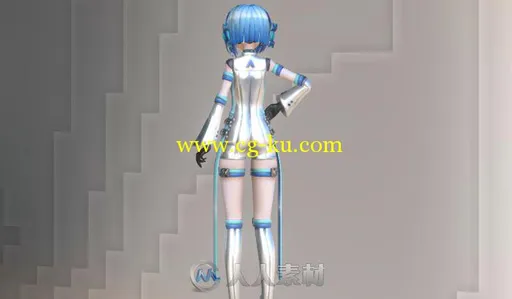 可爱Ani-Chan 3D模型的图片2