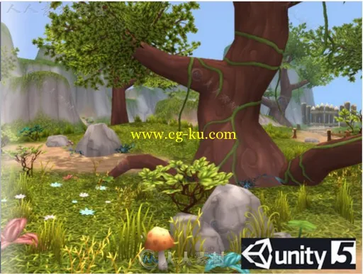 美丽森林幻想环境Unity3D资源素材的图片1