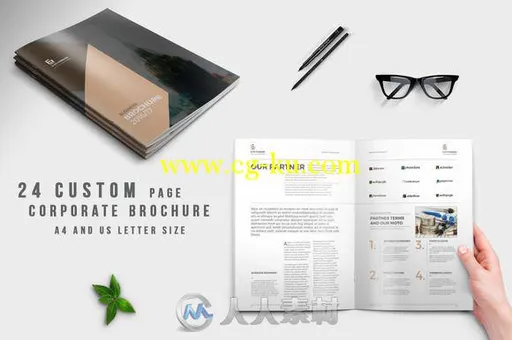 商业宣传册indesign排版模板Business Brochure 751954的图片1