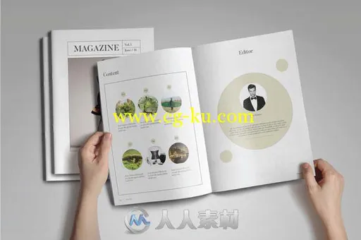 多用途杂志排版第一版indesign模板Multipurpose Magazine Vol I的图片1