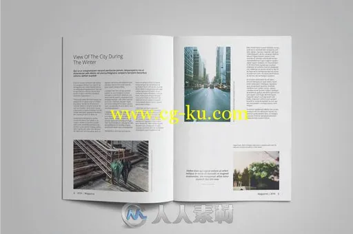 都市杂志indesign排版模板Metropolist Magazine的图片3