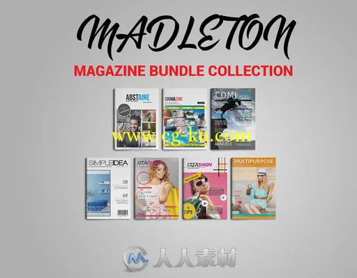 杂志排版indesign排版模板合辑CAET-MADLETON-VOL.-1的图片1