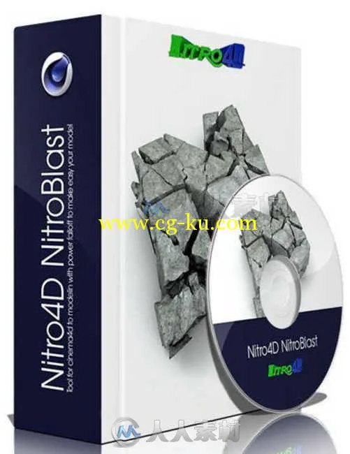 Nitro4D NitroBlast破碎特效C4D插件V2.02版 NITRO4D NITROBLAST V2.02 R13-R17 COM...的图片1