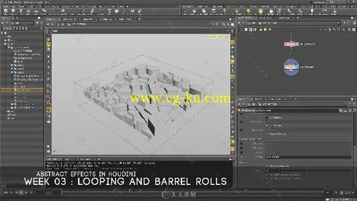 Houdini艺术特效大师级训练视频教程 CGSOCIETY ABSTRACT EFFECTS IN HOUDINI的图片23