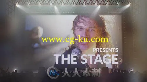 大气令人振奋的现场活动宣传视频AE模板 The Stage Live Event Promo的图片1