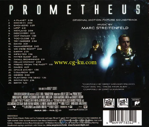 原声大碟 - 普罗米修斯 Prometheus的图片1