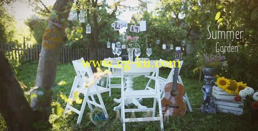 夏日美丽花园照片陈放幻灯片AE模板 Videohive Photo Gallery - Summer Garden...的图片1