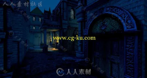 模块化哥特式城市幻想环境Unity3D资源素材的图片2