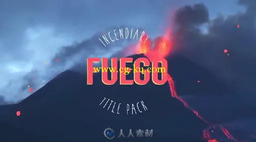 丰富多彩的有趣的标志LOGO演绎AE模板 Fuego - Incendiary Title Pack的图片4