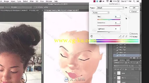 肖像数字艺术绘画实例训练视频教程 SKILLSHARE LEAVING THE CANVAS DIGITAL PORTRA...的图片3