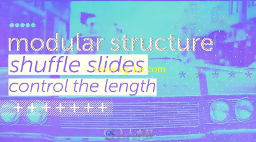 时尚个性故障文字字幕标题动画AE模板 Videohive Modern Glitchy Opener 17303615的图片10