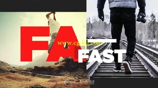 时尚快速切换照片幻灯片动画展示AE模板 Videohive Fast Opener 17273323的图片3