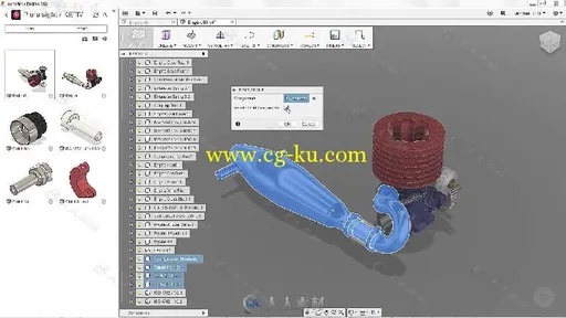 Fusion360组建装配基础训练视频教程 PLURALSIGHT GET STARTED WITH ASSEMBLIES IN ...的图片3