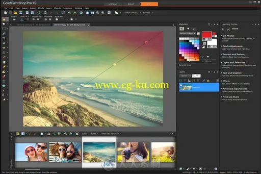 PaintShop专业相片编辑软件X9版 COREL PAINTSHOP PRO X9 WIN X64的图片1