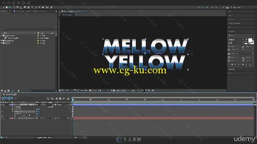 AE复古风格标题动画实例训练视频教程 UDEMY MAKE AN AMAZING RETRO TITLE IN AFTER...的图片1