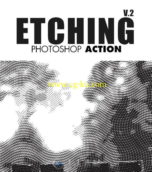 黑白蚀刻效果PS动作GraphicRiver - Etching Photoshop Action V2 17126364的图片2