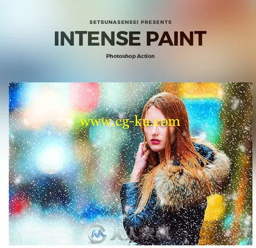 高对比度油画特效PS动作 Intense Paint Photoshop Action 17123917的图片3