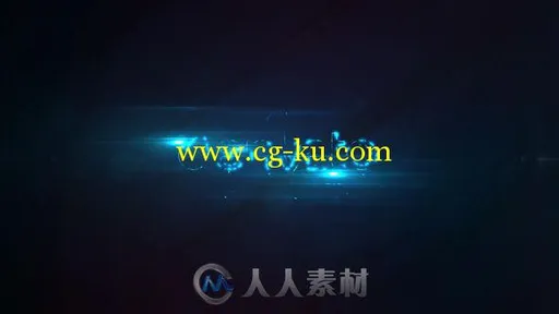 美丽色彩粒子闪烁标志LOGO演绎AE模板 Videohive Logo Reveal Flicker 16055586的图片1