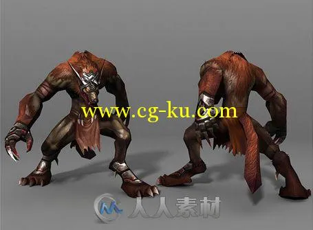 unity3dDexsoft Werewolf狼人（带动作）的图片2