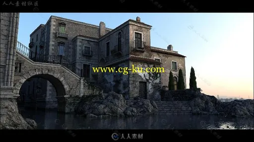 DAZ3D超精细意大利迷人文艺风格建筑场景3D模型合辑 DAZ3D THE STREETS OF TUSCANY的图片8