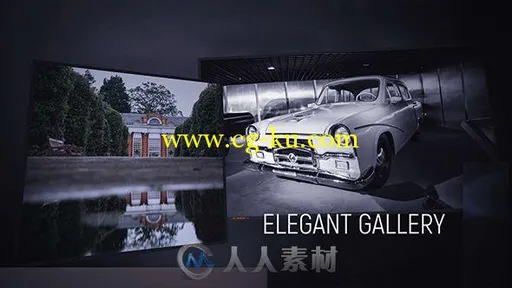 优雅的画廊幻灯片相册动画AE模板 Videohive Elegant Gallery 17057721的图片1