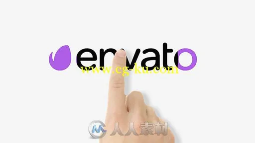 手指触摸标志LOGO演绎AE模板 Videohive Touch Logo Pack 17321654的图片1