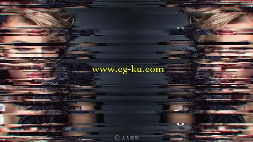 故障抖动现代时尚片头AE模板VideohiveModernFashionOpenerFastGlitchSlideshow172...的图片12