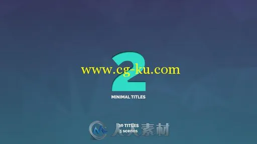 时尚迷你字幕小标题动画AE模板 Videohive Minimal Titles 2 17048195的图片1