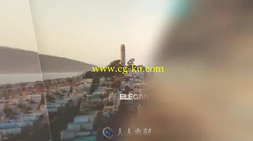 精美优雅的玻璃切割幻灯片相册动画AE模板 Videohive Elegant Slideshow 16611472的图片8