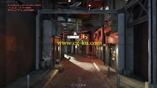 DAZ3D未来科幻黑石场景3D模型合辑 DAZ3D SCIFI BLACK MARKET ALLEY的图片13