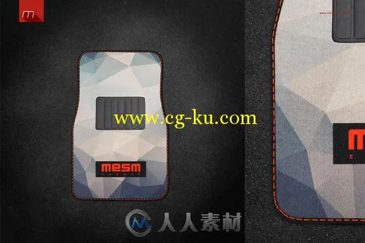 汽车脚垫展示PSD模板Car Mat Mock-up的图片2