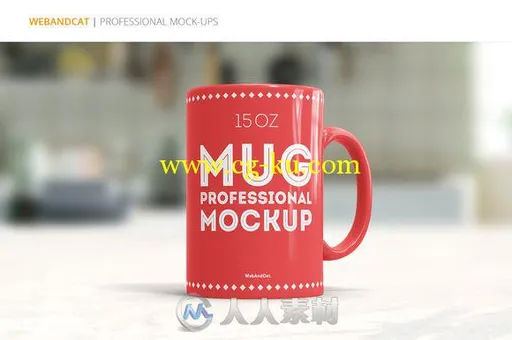 咖啡马克杯展示PSD模板Coffee Mug Mockup的图片2