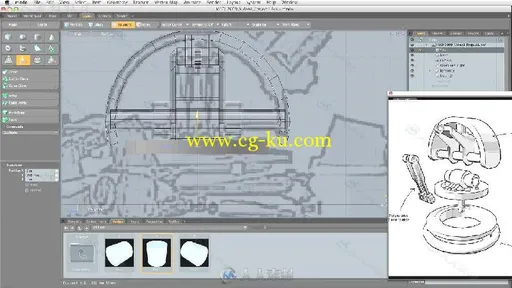 Modo机器人建模实例训练视频教程 THE FOUNDRY SUBDIVISION SURFACE MODELING IN MO...的图片2