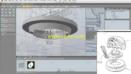 Modo机器人建模实例训练视频教程 THE FOUNDRY SUBDIVISION SURFACE MODELING IN MO...的图片3