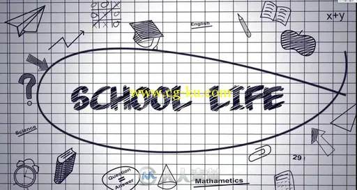 回忆学校生活幻灯片相册动画AE模板 School Life的图片1