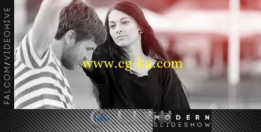 现代时尚幻灯片展示相册动画AE模板 Videohive Modern Slideshow 10286421的图片1