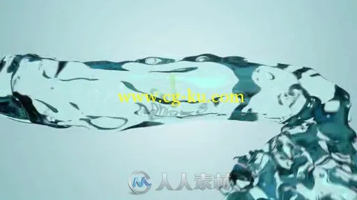 液体流动水花散开显示标志LOGO演绎AE模板 Videohive The Liquid Bender 624589的图片2