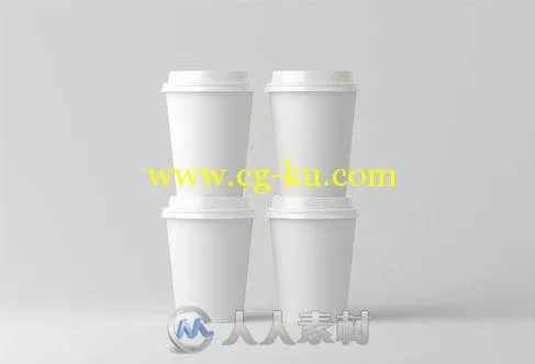 纸质饮品杯子展示PSD模板Paper_Cups_Mock-up的图片3