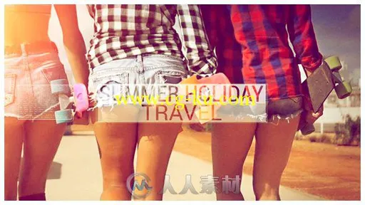 夏日旅游度假照片幻灯片相册动画AE模板 Videohive Summer Holiday Travel 16310394的图片1