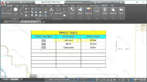 AutoCAD设施与空间管理技术视频教程 AutoCAD Facilities Management Space Management的图片3