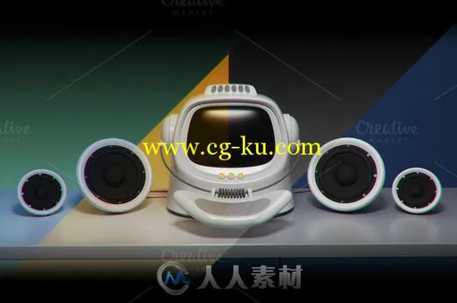 玲珑小巧显示器展示PSD模板Neo_monitor的图片2